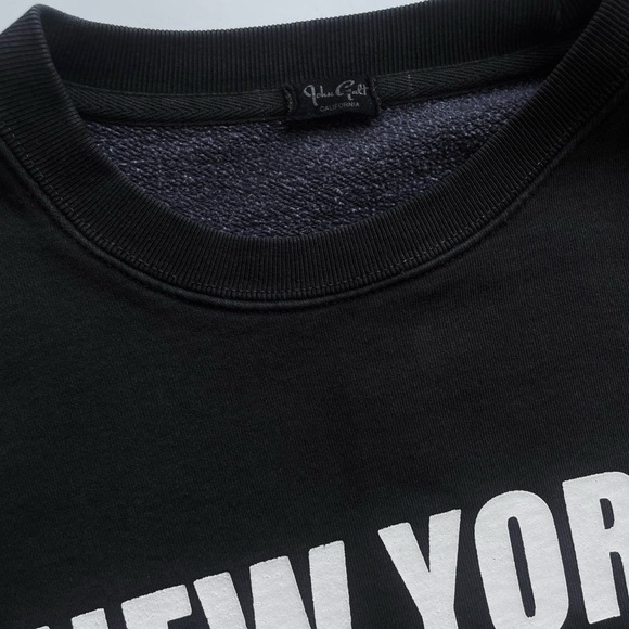 black brandy melville new york crew neck sweatshirt - Picture 3 of 4